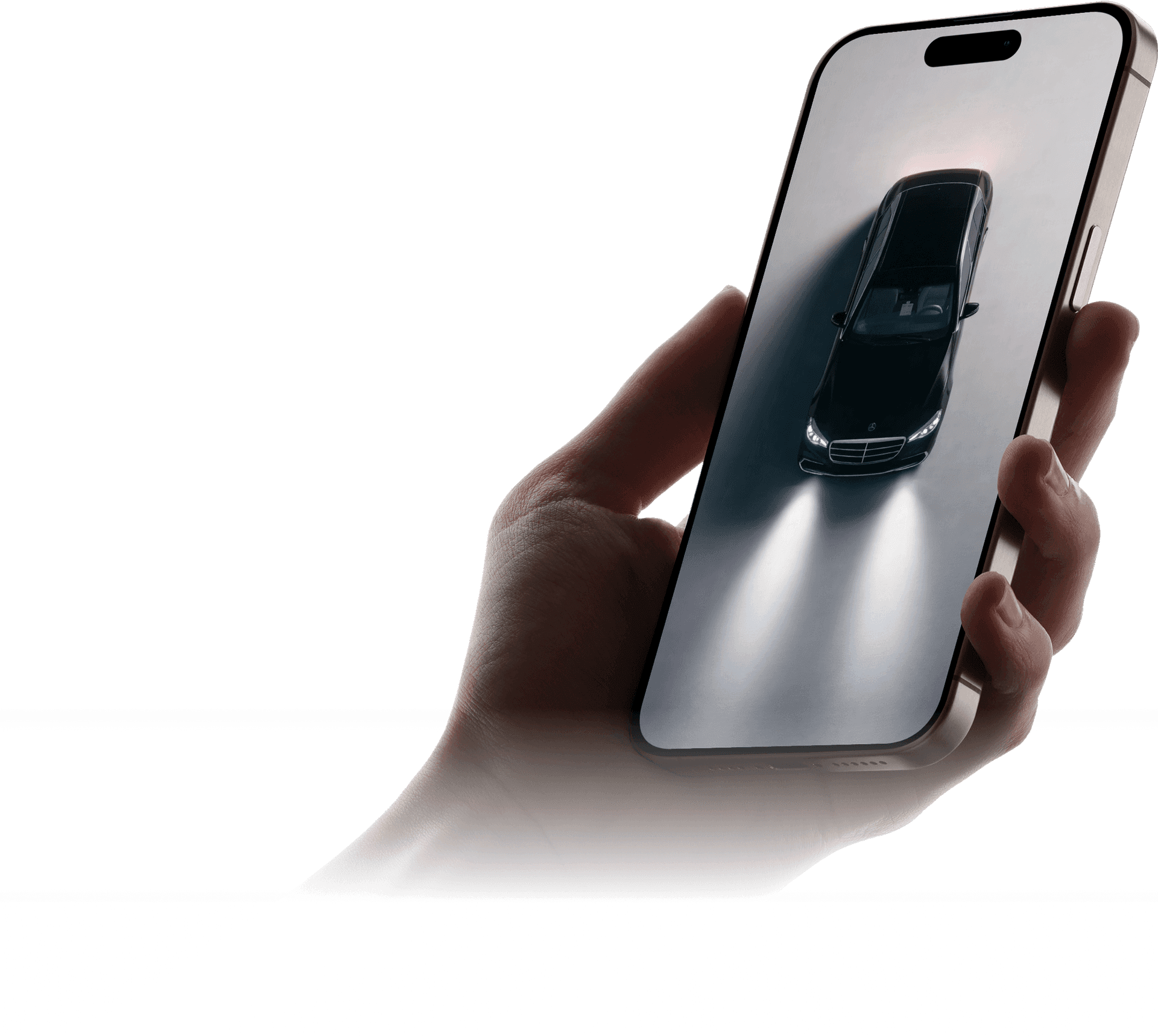 Sunny's mobile app on a smartphone